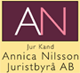 Jur. kand. Annica Nilsson Juristbyr AB